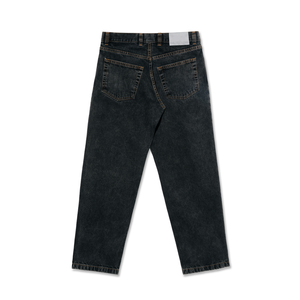 Pantalones Vaqueros de Mezclilla para Hombre, Corte Recto, Cintura Alta, 100% Algodón, Lavados, de Alta Calidad, Marca ZY, Personalizables con Bordado - Product Image 1