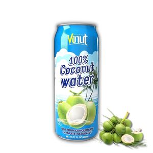 Agua de Coco 100% Natural en Lata de 490ml, Sin Azúcar, Enfriada, Hidratación Natural - Product Image 1