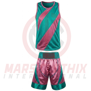 Uniforme de Boxeo de Primera Calidad, Conjunto Deportivo Transpirable con Tela que Absorbe la Humedad, Uniforme de Boxeo para Prácticas y Combates - Product Image 2