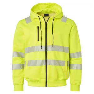 Ropa de Trabajo Reflectante OEM ODM, Sudaderas de Seguridad para Trabajo, Sudaderas de Seguridad de Alta Visibilidad con Cremallera para Hombre - Product Image 1