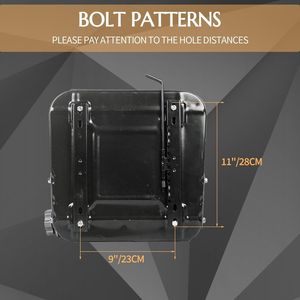 Siège universel rabattable pour chariot élévateur avec dossier inclinable réglable en cuir PVC pour mini-pelle et excavatrice - Product Image 2