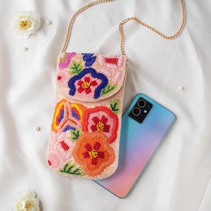 เคสโทรศัพท์มือถือแฟชั่นผู้หญิงสไตล์โบฮีเมียนฮิปปี้ยิปซีลายนูนประดับลูกปัด PP Bristle A.H EXPORT สำหรับ iPhone Oppo รุ่นต่างๆ - Product Image 1