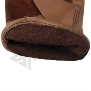 Guantes de Trabajo de Seguridad para Soldadura Industrial, Protección para las Manos, de Piel de Oveja, Guantes Amarillos de Piel de Oveja para Jardinería y Conducción - Product Image 4