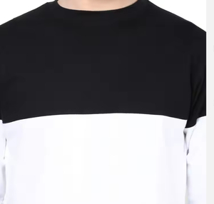 Sudadera Moderna para Hombre con Bloques de Color, Cuello Redondo, Corte Regular, Manga Larga, Informal, Otoñal, de Algodón French Terry Transpirable - Product Image 2