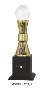 Classic antique <b>trophy</b> featuring timeless decorative details. - Product Image 3