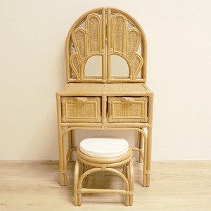 Kids furniture rattan <b>dressing</b> <b>table</b> for girl bedroom high quality kid-size make up <b>tables</b> - Product Image 3
