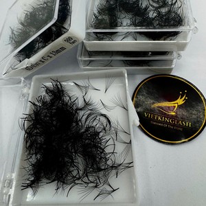 ซัพพลายเออร์ขนตาแบบ Volume Lash Extensions แบบพัดหลวม 3D-8D 0.07 ฐานแคบ CC/DD/M/L Curl ขนตาปลอมแบบมิงค์ ไหมสังเคราะห์ - Product Image 5