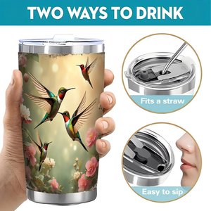 Stainless Steel Tumbler 20oz Double Wall <b>Insulated</b> Drink <b>Cup</b> For Promotional Events Business Gifts Bulk Wholesale - Product Image 5