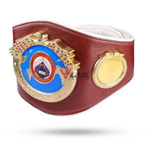 Cinturones de Boxeo WBO con Logotipos Personalizados, Cinturón de Campeonato de Peso Pesado con Correa de Cuero para Adultos - Product Image 5