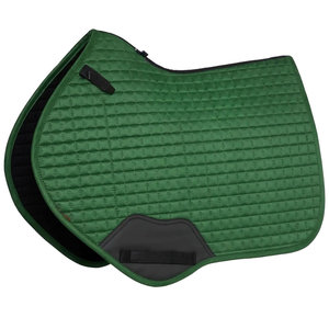 Euro Cavall Tapis de selle équestre en coton à doublure en maille, tissu extérieur mat et brillant, pour dressage et saut d'obstacles, antichoc, très vendu - Product Image 1