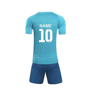 Maillot de football personnalisé en polyester respirant et léger, sérigraphié, col rond, manches courtes, séchage rapide pour adulte - Product Image 3