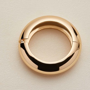 Collana girocollo bicolore minimalista moderna per le donne-Design collare in acciaio al titanio, gioielli di moda di lusso leggero - Product Image 6