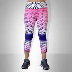 <b>Women</b> Casual <b>Capri</b> <b>Pants</b> Elastic Waist Full Length Plus Size Front Soft Breathable Summer Gym Wear Comfortable Slim Fit Style - Product Image 1