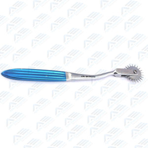 Herramienta de diagnóstico de precisión azul para examen neurológico y sensorial PC Wartenberg Molinete de sensación de acero inoxidable - Product Image 6