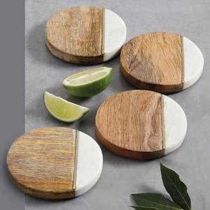 แผ่นรองแก้วเรซิ่นและไม้ไผ่คุณภาพสูงสำหรับ World Craft Impex - Product Image 6