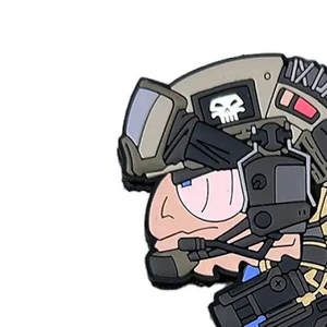 Parche de PVC al por Mayor, Material de PVC Flexible de Alta Calidad con Logotipo Personalizado, Relieve 3D y Diseño Personalizado - Product Image 3