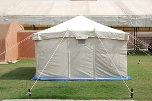 Tente cloche en toile 100% coton, modèle Deluxe avec poteau central, imperméable, pour le camping dans le désert - Product Image 4