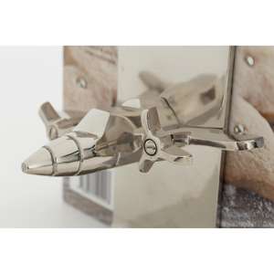 Sujetalibros de Avión con Hélices Brillantes, Decoración Moderna para Sala de Estar, Adorno Decorativo para Mesa - Product Image 2