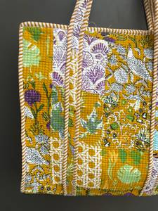 New Arrival Kantha Designer Quilted <b>Bag</b> Women Shopping <b>Bag</b> Cotton Kantha <b>Bag</b> Designer Women Purses - Product Image 5