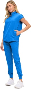 High quality medical scrub <b>set</b> <b>doctor</b> nurse uniform anti bacterial fabric - Product Image 6