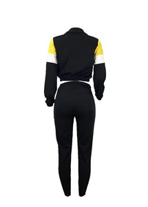 Conjunto de Chaqueta Deportiva de 2 Piezas para Mujer, Forro de Piel de Oveja, Invierno/Primavera, Transpirable, Cortavientos, con Cierre de Cremallera y Cintura Elástica - Product Image 6