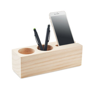Portapenne in legno personalizzabile con Thila semi unico organizzatore per ufficio - Product Image 1