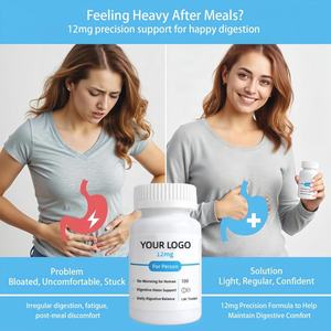 Op voorraad, op maat gemaakte 12mg supplement voor menselijke ontworming & spijsverteringsgezondheid - Detox ondersteuning & dagelijkse spijsverteringsbalans (100 stuks) - Product Image 1