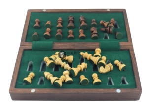 โมเดลหมากรุกหมายเลข AC 3517 ผู้ผลิตชุดหมากรุกไม้ขายส่ง กระดานหมากรุกไม้แท้ รับผลิตแบบ OEM - Product Image 3