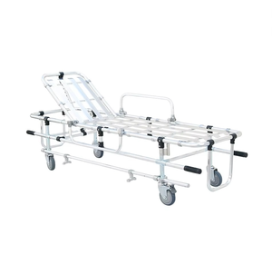 Camilla de aluminio ajustable en altura para ambulancia y hospital, camilla de transferencia de emergencia para pacientes hospitalarios - Product Image 5