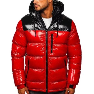 Plus Size Windproof Waterproof Custom Logo Printed Men's Winter Bomber <b>Jacket</b> Reversible Eco-Friendly Design Custom Color Cotton - Product Image 3