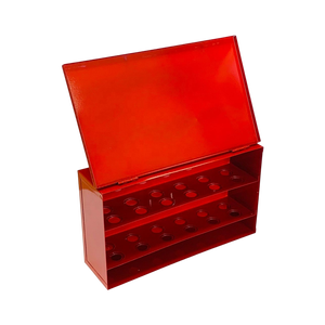 Caja de Almacenamiento para Equipos y Accesorios de Extinción de Incendios, Gabinete para 24 Cabezales de Rociadores Contra Incendios Red QF SC24HR - Product Image 1