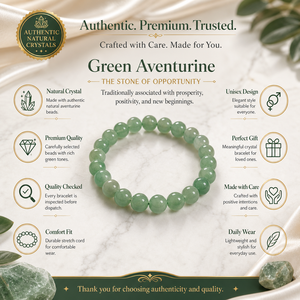 Natural Green Aventurine 8mm Round Gemstone <b>Stretch</b> <b>Bracelet</b> Crystal Beaded <b>Bracelet</b> Wholesale Supply - Product Image 4