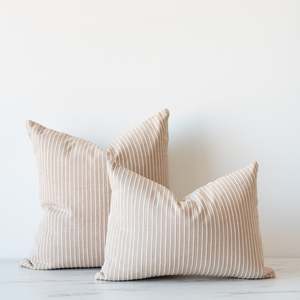 100% Cotton Woven Striped Eco-Friendly American Style Pillow <b>Cushion</b> Covers | Customizable Decorative Throw Pillow Covers for - Product Image 1
