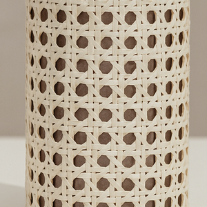 Wholesale Natural Rattan Mango Wood Mabkhara Cylinder Boho Style Bulk Saudi Arabian <b>Bakhoor</b> Burner Majlis <b>Oud</b> Dakhoon Holder Cen - Product Image 6