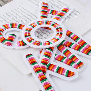 Stylish Embroidery <b>Patch</b> Embroidered Iron On Badge Fabric <b>Patches</b> for Clothing Hats Bags <b>Backpack</b> Wholesale Heat Transfer - Product Image 5