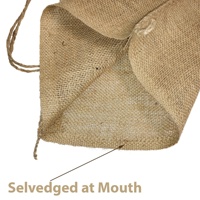 Sacs de sable en jute réutilisables et écologiques, robustes, avec cordon de serrage, 14x27 pouces, biodégradables, imprimés en sérigraphie, pour le contrôle des inondations et de l'érosion