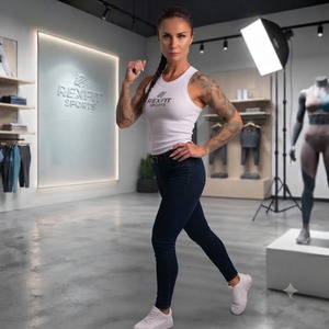 REXFITSPORTS 2026 Wholesale Custom Logo Women Gym Tank <b>Top</b> Sleeveless Workout Shirt Breathable Fitness Sportswear Manufacturer - Product Image 3