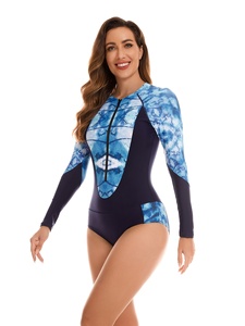 Robe de bain de protection pour femme, maillot de bain personnalisable avec short intégré, conception OEM ODM, impression de logo personnalisé, marque privée - Product Image 5