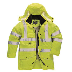 เสื้อแจ็คเก็ตกันหนาวสำหรับงานก่อสร้าง ขายดี พร้อมปักโลโก้ตามสั่ง ทนไฟ กันน้ำ สะท้อนแสง เสื้อฮู้ดนิรภัยสำหรับทำงาน - Product Image 1