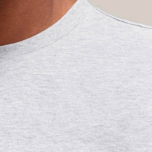 เสื้อเชิ้ตผู้ชายผ้าฝ้าย 100% ดีไซน์เรียบง่าย สวมใส่สบาย เหมาะสำหรับวิ่งออกกำลังกาย คอทรงกลม ลดราคาจากโรงงาน - Product Image 5