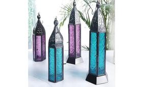 Faroles Marroquíes Antiguos de Hierro Hechos a Mano, Ecológicos, con Diseño Grabado a Mano, para Decoración Festiva del Hogar y Jardín - Product Image 3