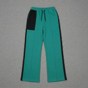 New Style Women Patchwork Track Pants Mid Waist Loose Wide Leg <b>Elastic</b> Waist Breathable Eco-Friendly Casual Activewear Joggers - Product Image 4