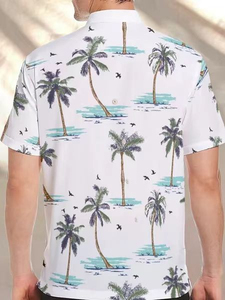 เสื้อเชิ้ตชายหาดคอวีพิมพ์ลายดิจิตอล 3 มิติ ลดราคาพิเศษ เสื้อฮาวายแขนสั้นสำหรับฤดูร้อน ปรับแต่งได้ - Product Image 3