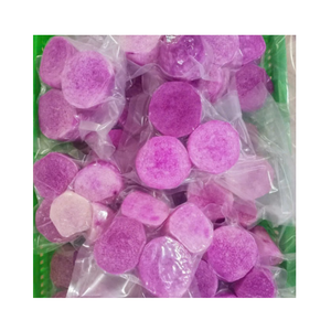 Cubes de pommes de terre violettes surgelées IQF, légumes préparés naturels à base de racines pour soupes, salades et traiteur - Product Image 1