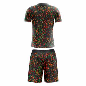 Ensemble de maillots de gardien de but de football unisexe de haute qualité, 100% polyester, manches courtes, uniforme d'hiver, OEM ODM - Product Image 2