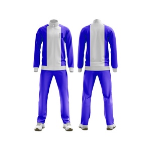 ชุดออกกำลังกาย2ชิ้นสำหรับผู้ชายชุดออกกำลังกายแขนยาวพิมพ์ลายยืดหยุ่นสำหรับฤดูหนาวโลโก้ออกแบบได้ตามต้องการ100% - Product Image 1