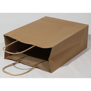 Bolsas de Papel Kraft Reciclables con Asas y Logotipo Personalizado, para Llevar Comida, Regalos, Ropa, Compras, Supermercado - Product Image 4