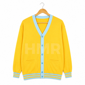 HMR <b>Women</b> Sisterhood Sorority Embroidered Knitted <b>Coat</b> Autumn/Winter <b>Single</b> <b>Breasted</b> V Neck Sweater Cardigan - Product Image 5