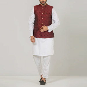 Nuevo Diseño, Chaleco Transpirable para Hombre, Calidad Premium, Chalecos para Hombre al por Mayor, Chalecos para Bodas Pakistaníes, Vestido Mehndi para Hombre - Product Image 3