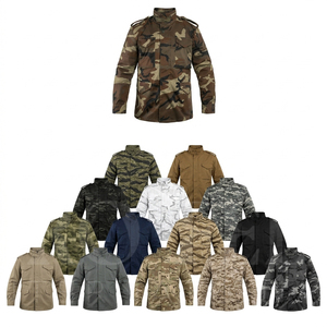 Chaqueta de Trabajo de Camuflaje Personalizada de Primera Calidad a Precio Económico al por Mayor, Talla Grande, Cierre Frontal con Cremallera, Corte Holgado - Product Image 1